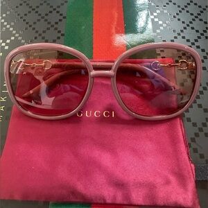 Gucci Rose-Tinted Sunglasses
